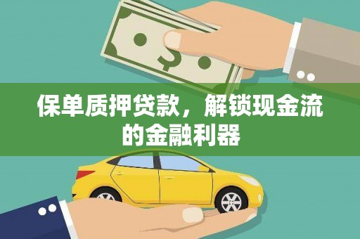 襄阳保单质押贷款，解锁现金流的金融利器