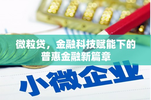 襄阳微粒贷，金融科技赋能下的普惠金融新篇章