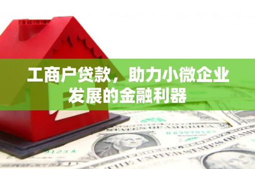 襄阳工商户贷款,助力小微企业发展的金融利器 襄阳工商户贷款,助力小微企业发展的金融利器