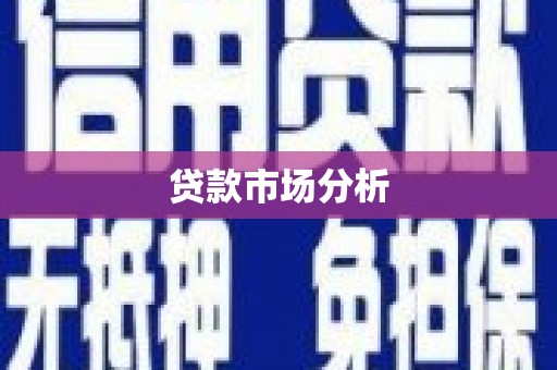襄阳贷款市场分析