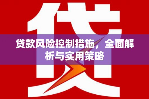 襄阳贷款风险控制措施，全面解析与实用策略