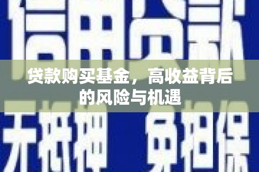 襄阳贷款购买基金，高收益背后的风险与机遇