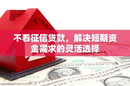 襄阳不看征信贷款，解决短期资金需求的灵活选择