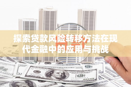 襄阳探索贷款风险转移方法在现代金融中的应用与挑战