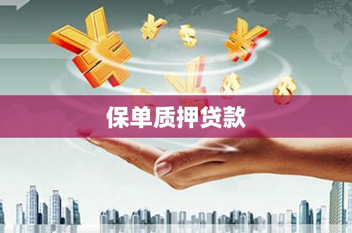 襄阳保单质押贷款
