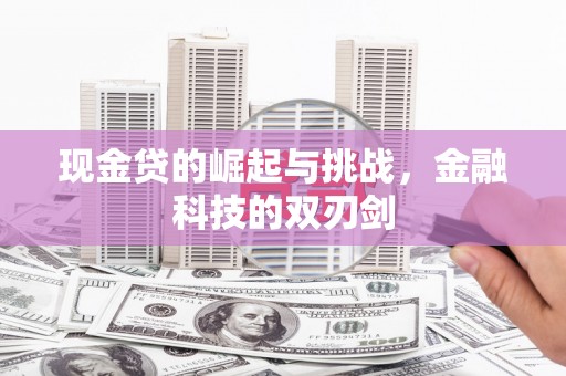 襄阳现金贷的崛起与挑战，金融科技的双刃剑