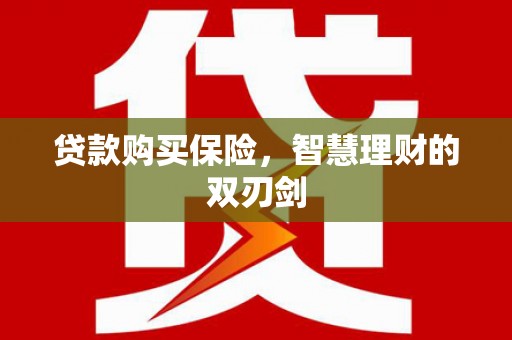 襄阳贷款购买保险，智慧理财的双刃剑