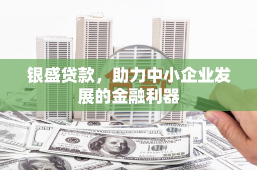 襄阳银盛贷款，助力中小企业发展的金融利器
