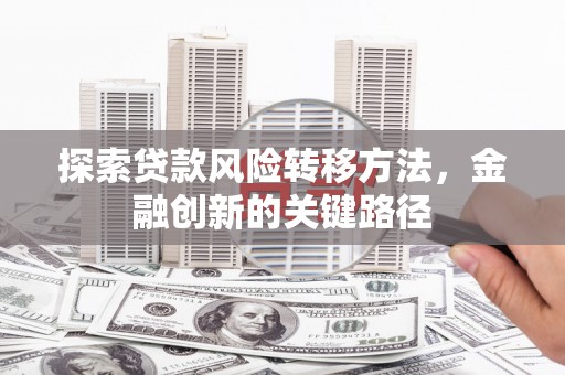 襄阳探索贷款风险转移方法，金融创新的关键路径