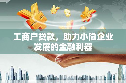 襄阳工商户贷款，助力小微企业发展的金融利器