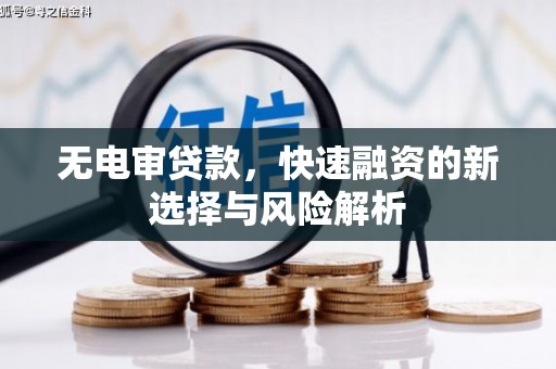襄阳无电审贷款，快速融资的新选择与风险解析