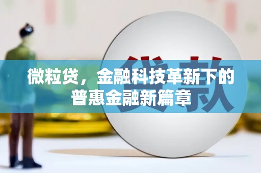襄阳微粒贷，金融科技革新下的普惠金融新篇章