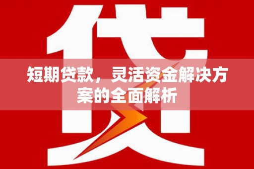 襄阳短期贷款，灵活资金解决方案的全面解析