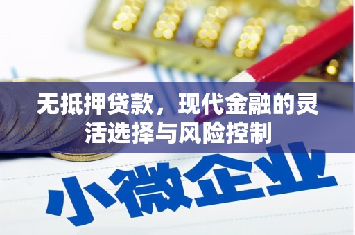 襄阳无抵押贷款，现代金融的灵活选择与风险控制