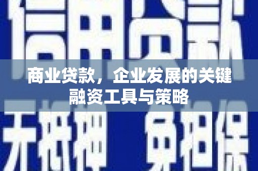 襄阳商业贷款，企业发展的关键融资工具与策略