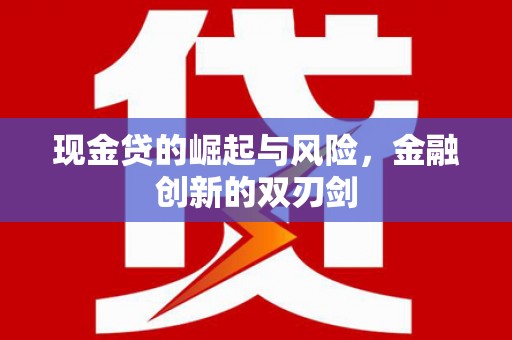 襄阳现金贷的崛起与风险，金融创新的双刃剑