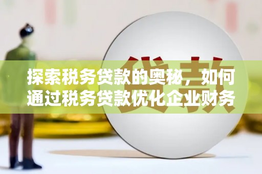 襄阳探索税务贷款的奥秘，如何通过税务贷款优化企业财务