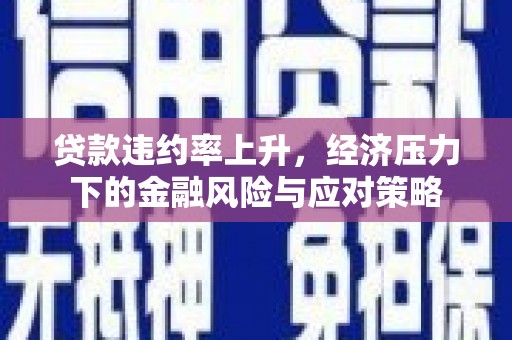 襄阳贷款违约率上升，经济压力下的金融风险与应对策略
