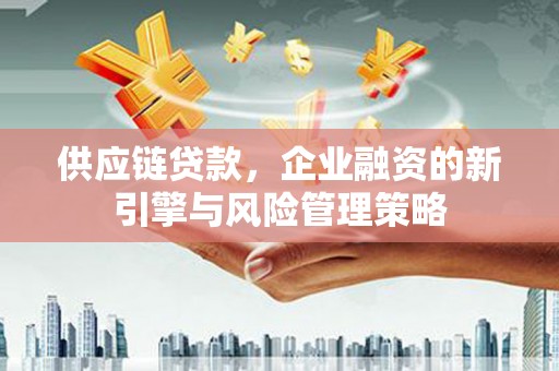 襄阳供应链贷款，企业融资的新引擎与风险管理策略