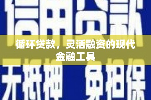 襄阳循环贷款，灵活融资的现代金融工具