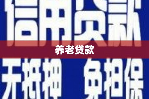襄阳养老贷款