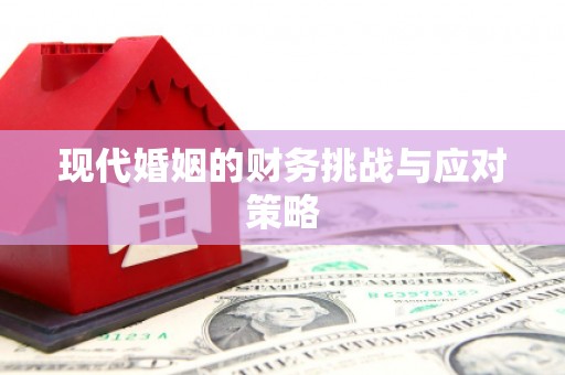 襄阳现代婚姻的财务挑战与应对策略