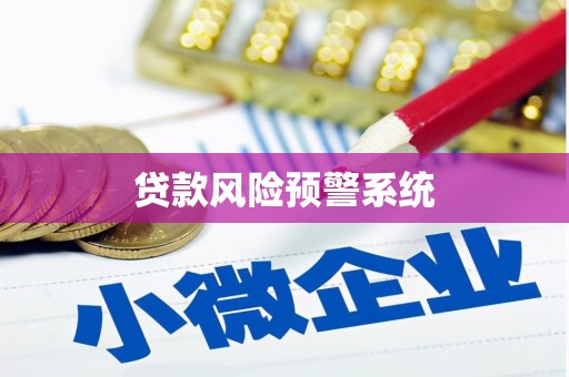 襄阳贷款风险预警系统