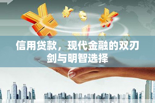 襄阳信用贷款，现代金融的双刃剑与明智选择